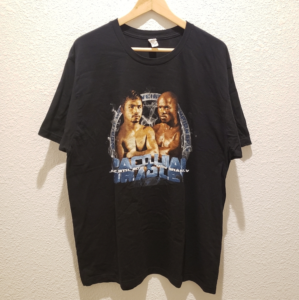 Manny Pacquiao vs Timothy Bradley Fight Promo T Shirt Men's sz XL Pacman